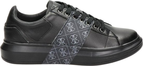 GUESS Salerno II Heren Sneakers - Zwart-Grijs - Maat 40 | bol.com