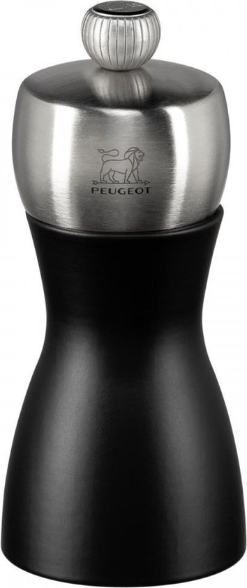 Peugeot Fidji Pepermolen - 12cm - Mat Zwart/geborsteld RVS | bol.com