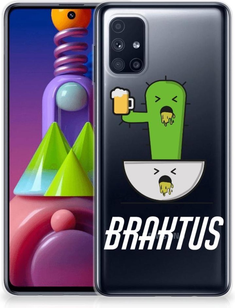 Samsung Galaxy M51 Telefoonhoesje met Naam Braktus