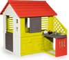 Smoby Nature House + zomerkeuken - 145 x 110 x 127 cm - Speelhuis