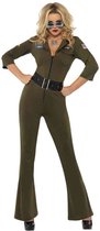 "Hottie Top Gun™ pilotenkostuum voor dames - Verkleedkleding - Medium"