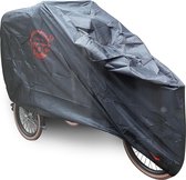 COVER UP HOC Bakfiets.nl Cruiser Long (Electrisch) Bakfietshoes zwart - stofvrij / ademend / waterdicht - Red Label