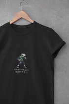 Hatake Kakashi Pixel Anime Merch T-Shirt - Maat M - Merchandise Manga Sharingan Copy Ninja Naruto