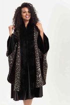 Voodoo Vixen Cape -XL- Liliana Leopard Print Bruin