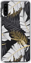 Hoesje Siliconen Geschikt voor Samsung Galaxy A7 (2018) - Design Backcover siliconen - Meerkleurig / Glamour Botanic