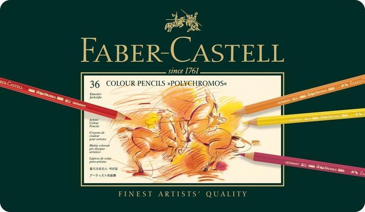 Faber-Castell Polychromos kleurpotlood - 36st. - blik - FC-110036