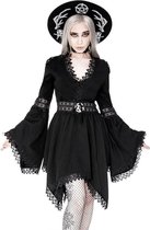 Restyle Tuniek -L- Lace Trim Spectre Zwart