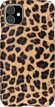 Luipaard Design Backcover iPhone 11 hoesje - Bruin