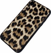 Apple iPhone Xr - luxe luipaard hard hoesje Isabel bruin - Geschikt voor