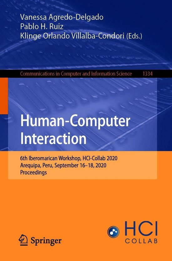 Springer Nature Proceedings Computer Science - Human-Compute ... - cover