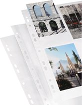 Hama Pochettes photo pour albums à reliure à anneaux A4, blanc, 10X15