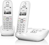 Gigaset AS405A - Duo DECT telefoon - met antwoordapparaat - Wit