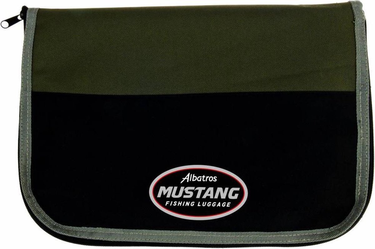 Albatros Mustang Rig Wallet Large - multifunctionele opbergmap met 30 hersluitbare mapjes voor rigs en onderlijnen