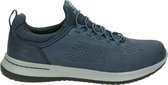 Skechers Delson Brewton Heren Sneakers - Blauw - Maat 43