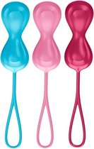 Power Balls Kegel Set of 3 - Turquoise/Red/Pink - Balls - red,pink,turquoise - Discreet verpakt en bezorgd