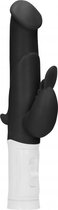 Rotating Bunny Vibrator - Black - Silicone Vibrators - black - Discreet verpakt en bezorgd