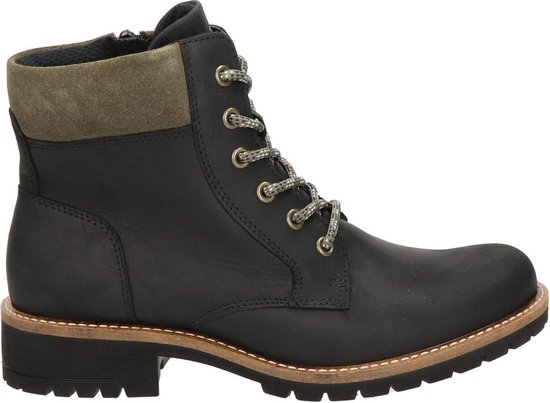 Ecco Elaina Dames veterboot - Zwart - Maat 37