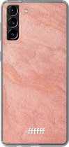 6F hoesje - geschikt voor Samsung Galaxy S21 -  Transparant TPU Case - Sandy Pink #ffffff