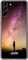6F hoesje - geschikt voor Samsung Galaxy S21 Plus -  Transparant TPU Case - Watching the Stars #ffffff