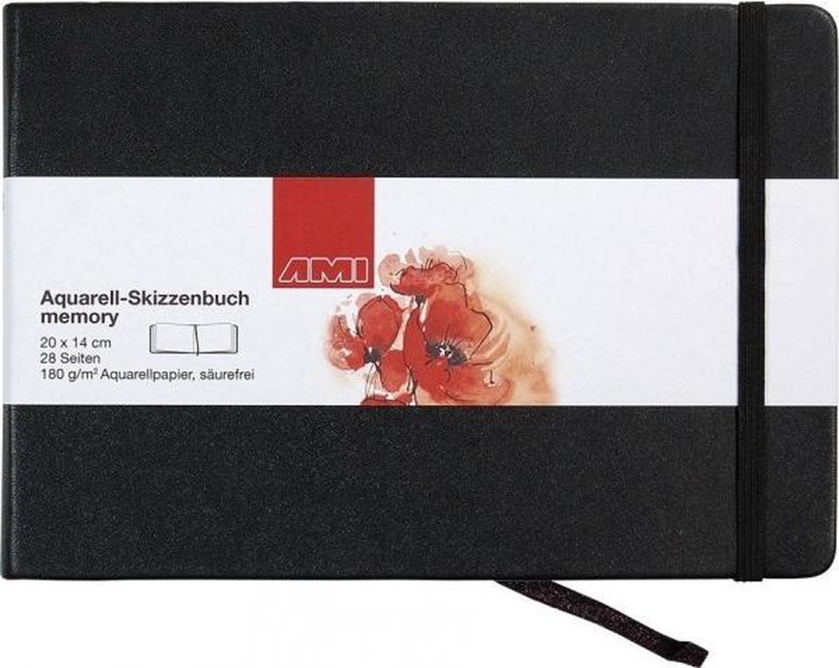 Ami Aquarelboek Memory 180 gram 20 x14 cm