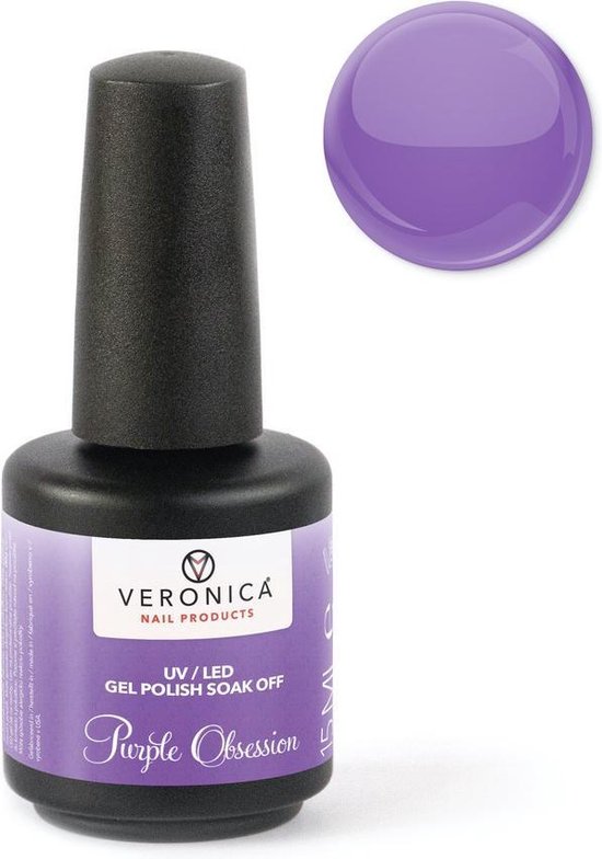 UV / LED Gel Polish Purple Obsession - Gel Polish online kopen - Gel en één | bol.com