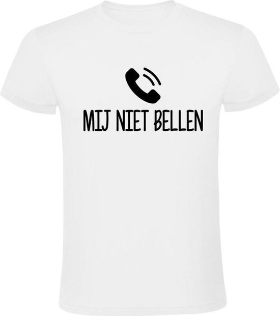 Mij niet bellen Heren t-shirt | Chateau Meiland | Martien Meiland | wijnen  | grappig |... | bol.com