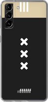6F hoesje - geschikt voor Samsung Galaxy S21 -  Transparant TPU Case - AFC Ajax Uitshirt 2018-2019 #ffffff