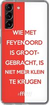 6F hoesje - geschikt voor Samsung Galaxy S21 -  Transparant TPU Case - Feyenoord - Grootgebracht #ffffff