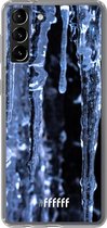 6F hoesje - geschikt voor Samsung Galaxy S21 Plus -  Transparant TPU Case - Icicles #ffffff