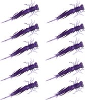 Senshu Nymph Crawler - Purple Haze - 4cm - 10 Stuks - Paars