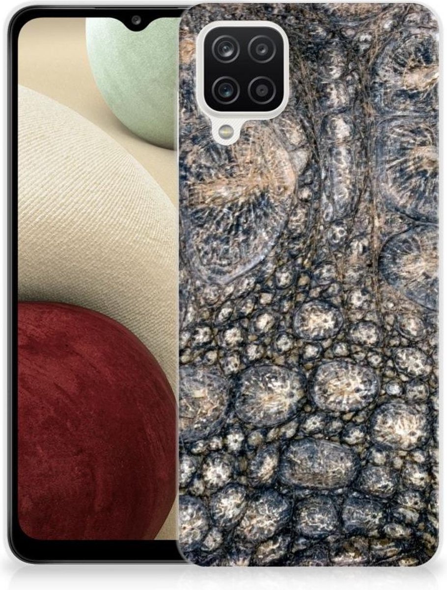 Samsung Galaxy A12 TPU Hoesje Krokodillenprint