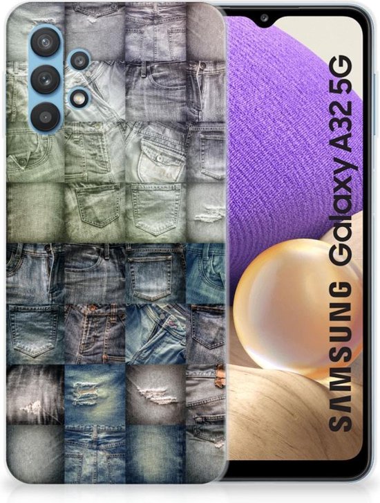 Coque pour Samsung Galaxy A32 5G Coque Smartphone Jeans