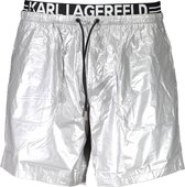 Karl Lagerfeld Beachwear Zwembroek Zilver S Heren