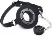 Master Series - Pie Hole Siliconen Gag met Opening - Bondage - Speeltjes - Pinwheel - BDSM - SM - Meesteres - Sado - Dildo - Vibrator - Penis - Buttplug - Sexy - Erotische - Man -