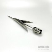 Tinnen Tulp - bloem - 40cm - luxe geschenk