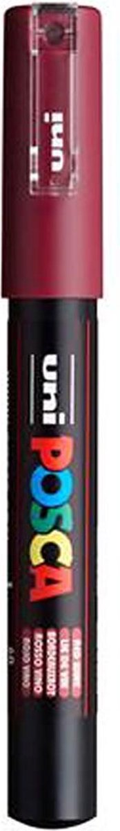 Posca Marker, afm PC-1M, lijndikte 0,7 mm, extra-fijn, red wine, 1 stuk