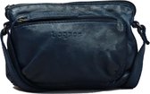 Bagsac Leren Schoudertas 6002 Navy