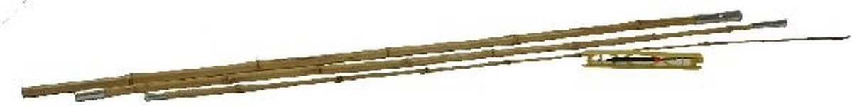 Game On Fishing Bamboe Hengel 3,5M + Tuigje