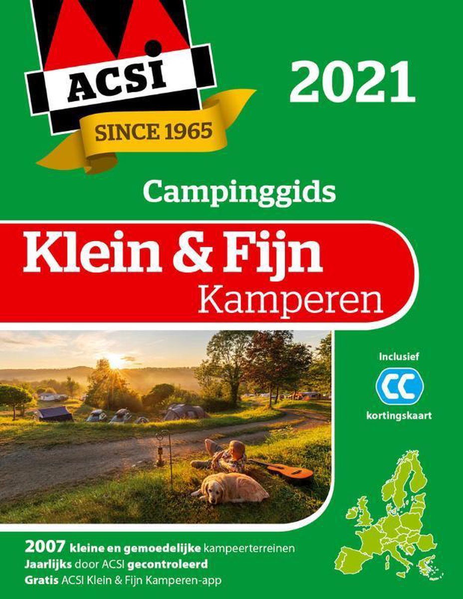 ACSI Campinggids  -  Campinggids Klein & Fijn Kamperen 2021 - Acsi