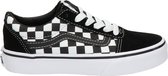 Vans Youth Ward Sneakers - (Checkered) Black/True White - Maat 38