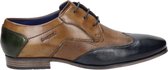 Bugatti heren veterschoen - Cognac - Maat 41