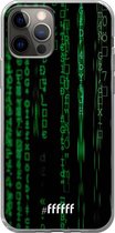 6F hoesje - geschikt voor iPhone 12 Pro - Transparant TPU Case - Hacking The Matrix #ffffff