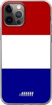 6F hoesje - geschikt voor iPhone 12 Pro - Transparant TPU Case - Nederlandse vlag #ffffff