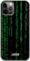 6F hoesje - geschikt voor iPhone 12 - Transparant TPU Case - Hacking The Matrix #ffffff