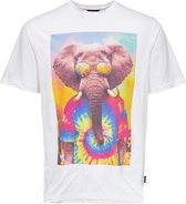 Only & Sons Olifant Tshirts - Tshirt - Heren - Wit - M