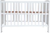 Prénatal Ledikant - Babybedje met Platte Spijlen - 60x120 cm - Exclusief Matras - Wit