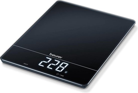Beurer KS 34 XL Digitale Keukenweegschaal - Tot 15 kg – Glazen oppervlak -  Touch... | bol.com