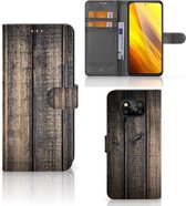 GSM Hoesje Xiaomi Poco X3 | Poco X3 Pro Leuk Case Cadeau voor Mannen Steigerhout