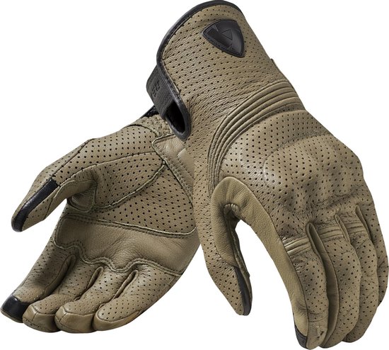 REV'IT! FLY 3 OLIVE GREEN MOTORCYCLE GLOVES XZL - Maat XZL - Handschoen