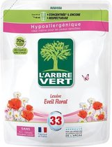 L'ARBRE VERT Vloeibaar wasgoed Refill Floral Awakening - Hypoallergeen - 33 wasbeurten - 1,5 L